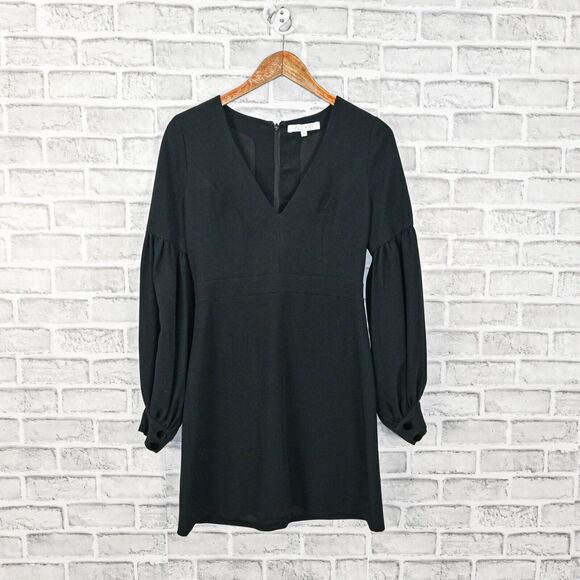 ALEXIS Women's Ellena Puff Sleeve Mini Dress in Black size Small - Picture 4 of 12